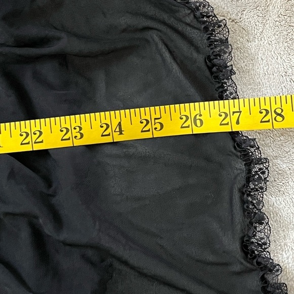 Victoria’s Secret Sexy Little Things Black Sheer Lace French Maid Negligee Med - Picture 11 of 11
